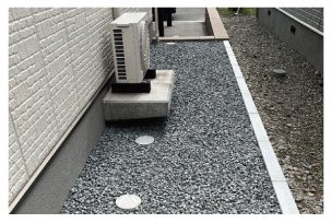 砂利敷き_施工写真3